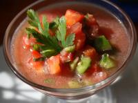 Chłodnik andaluzyjski - pomidorowy z grzankami (Gazpacho a'la Andaluza)