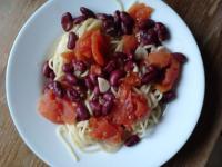 Sos do spaghetti z białą fasolką