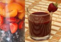 Koktajl (smoothie) truskawki, jagody & morele