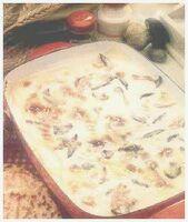 Lasagne wegetariańskie z kabaczkiem, pieczarkami, fasolką szparagową i beszamelem