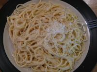 Spaghetti z cytryną [Vermicelli al limone] a właściwie śmietanowo-cytrynowym sosem