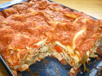 Lasagne pieczarkowo-paprykowo-cukiniowa