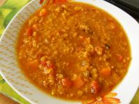 Zupa dahl z czerwonej soczewicy