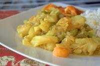 "Bandgobhi alu sabji", czyli sabdżi z ziemniaków i kapusty