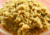 Pasta/smarowidło z czerwonej soczewicy z tymiankiem i curry