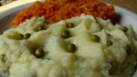 Puree ziemniaczane z groszkiem konserwowym