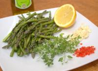Szparagi wcale nie muszą być takie cienkie - my akurat takie mieliśmy i fajnie wyglądaja ze spaghetti, ale grubsze wcale nie będą gorsze.