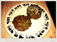 Falafel w panierce z dipem jogurtowo-ziołowym