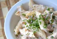 Makaron z sosem Maurice -  orzechowym kuzynem Alfredo (z silken tofu)