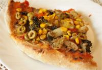 Pizza pełnoziarnista wegańska