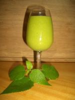 Koktajl (smoothie) zdrowotny z dziko rosnącymi roślinami