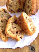 Chlebek bananowy z czekoladą (razowy)