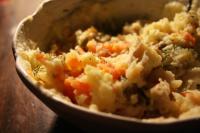 Tłuczne ziemniaki z marchewką - kolorowe puree