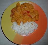 Pomarańczowe curry warzywne