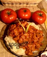 Spaghetti migdałowe (al'a Mena)