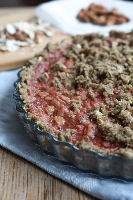 Żytnia tarta z rabarbarem Zuzanny
