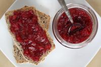 Dżem z borówki brusznicy (czerwonej) z jabłkami i cynamonem