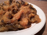 Dynia puree z grzybami
