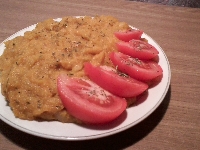 Smażone puree ziemniaczano-dyniowe