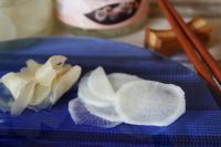 Daikon gari - biała rzodkiew a'la imbir gari (dodatek do sushi)