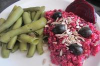 Quinoa, buraki i fasolka szparagowa - szybko, smacznie, kolorowo