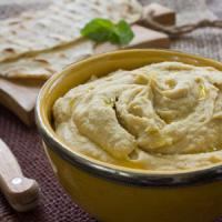 Hummus z dodatkiem oleju lnianego